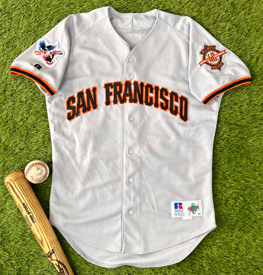 San Francisco Giants 1997 Barry Bonds Interleague MLB Baseball Jersey (42/Medium)