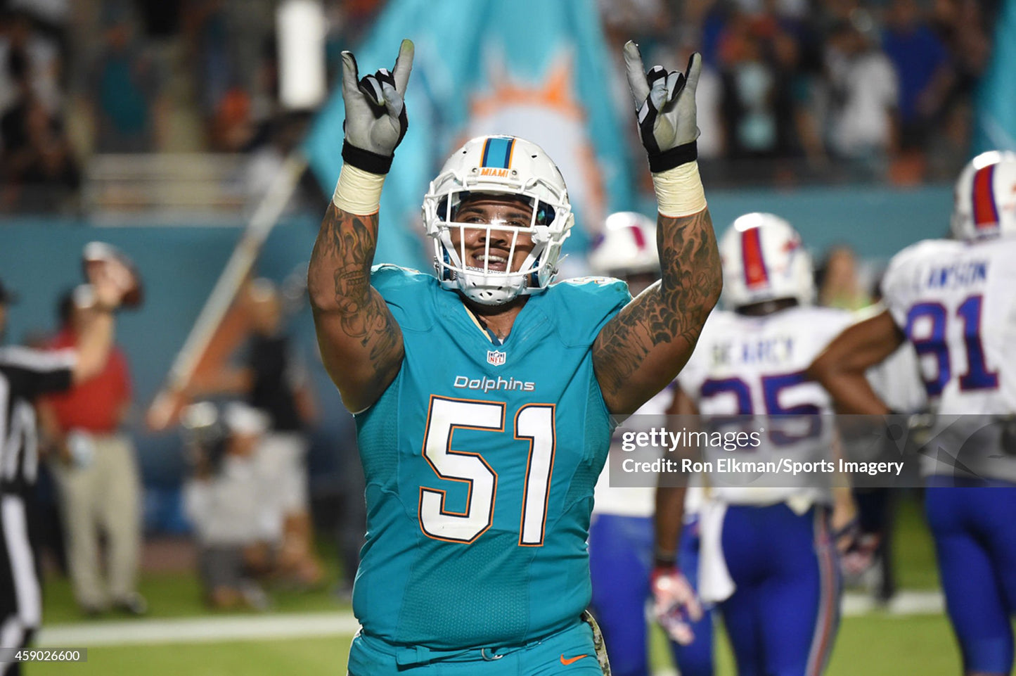 Miami Dolphins Mike Pouncey 2014 NFL Football Jersey (42/Medium)