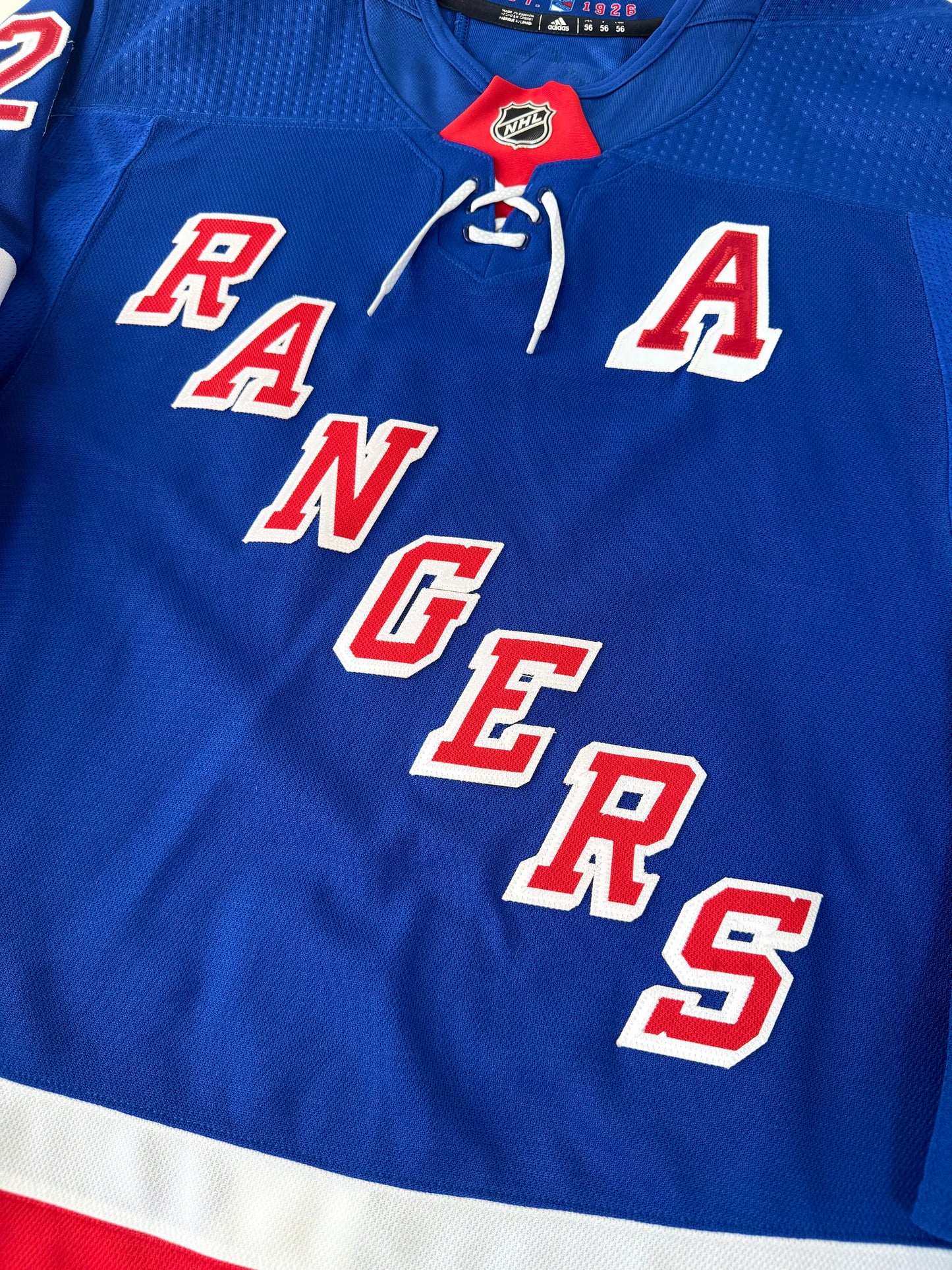 New York Rangers Chris Kreider 2018-2021 NHL Hockey Jersey (56/XXL)
