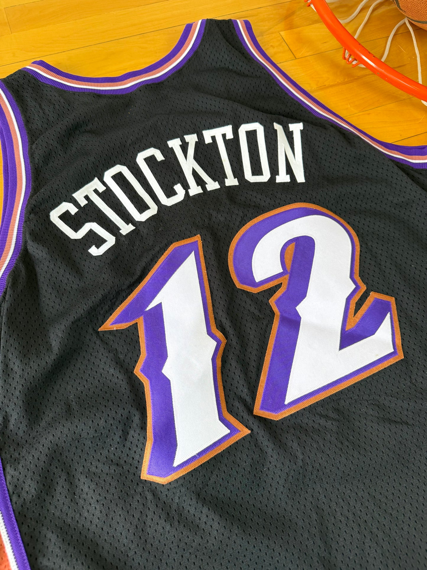 Utah Jazz John Stockton 2003-2004 NBA Basketball Jersey (52/XXL)