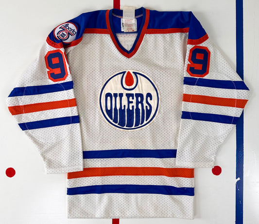 Edmonton Oilers 1980 Wayne Gretzky NHL Hockey Jersey (36/Small)