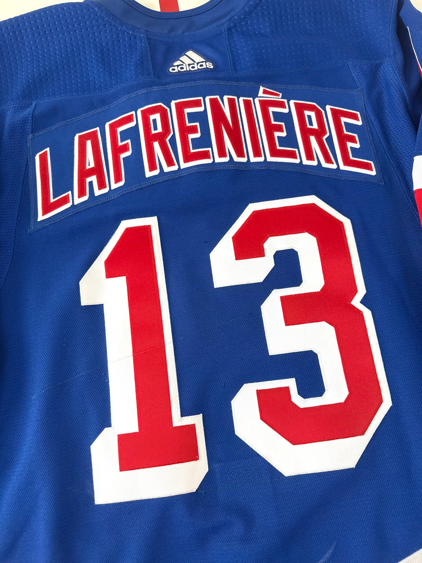 New York Rangers Alexis Lafrenière 2021-2024 NHL Hockey Jersey (56/XXL)