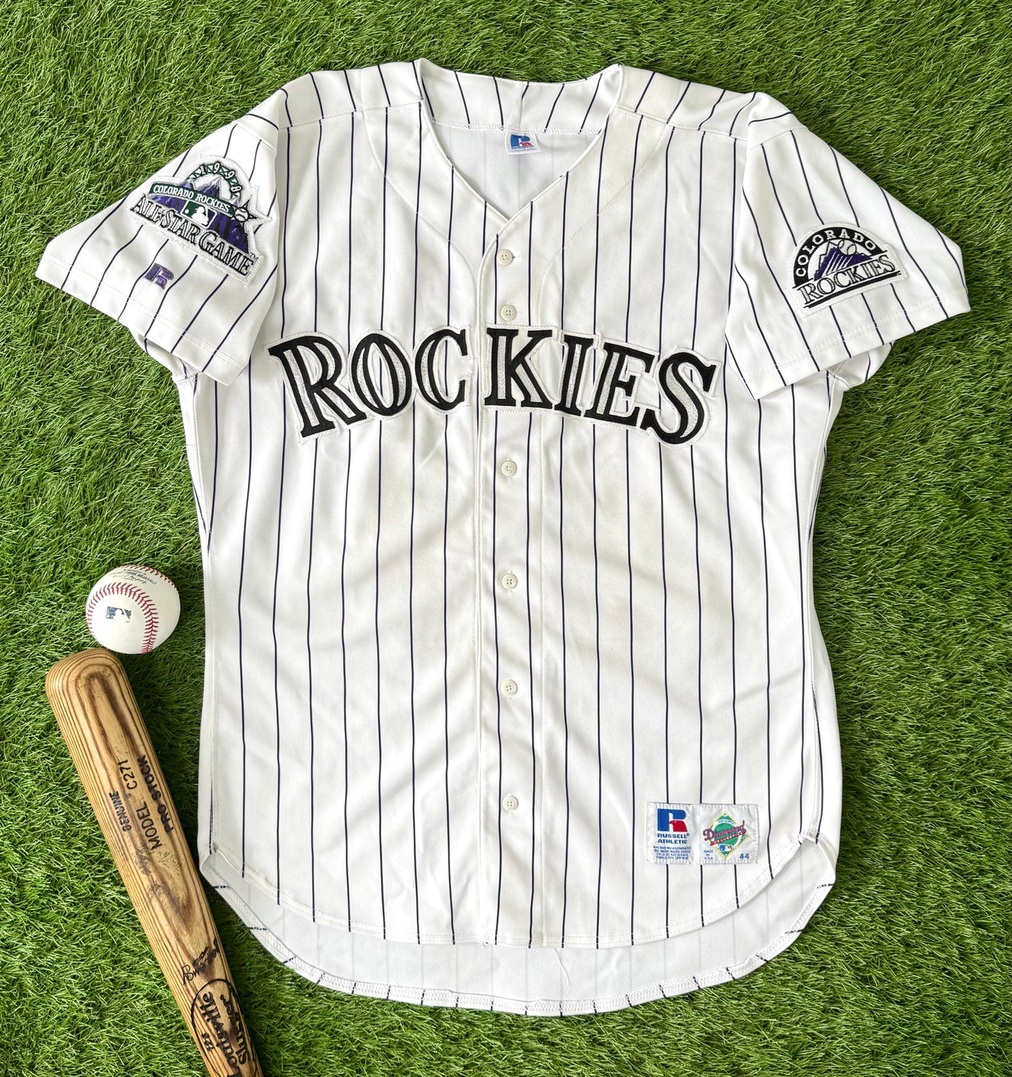 Colorado Rockies Larry Walker 1998 MLB Baseball Jersey (44/Large)