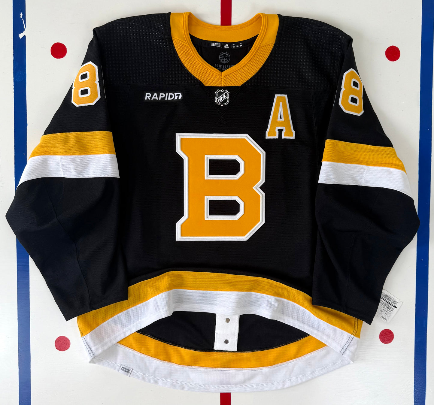Boston Bruins David Pastrnak 2022-2023 Alternate NHL Hockey Jersey (56/XXL)