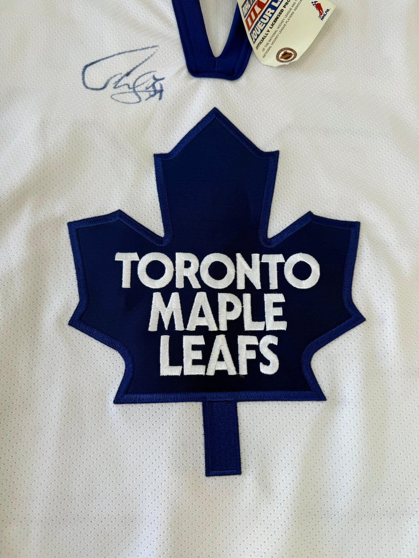 Toronto Maple Leafs Curtis Joseph 2000-2002 Signed NHL Hockey Jersey (52/XL)
