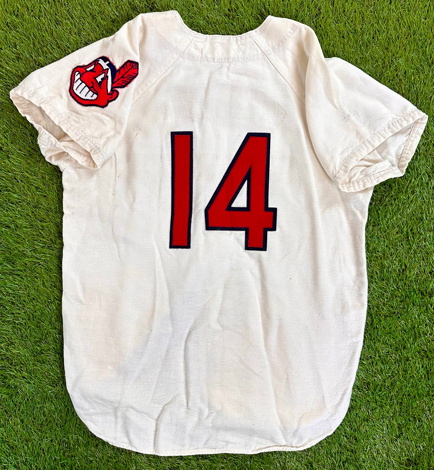 Cleveland Indians Larry Doby 1955 MLB Baseball Jersey (36/Medium)