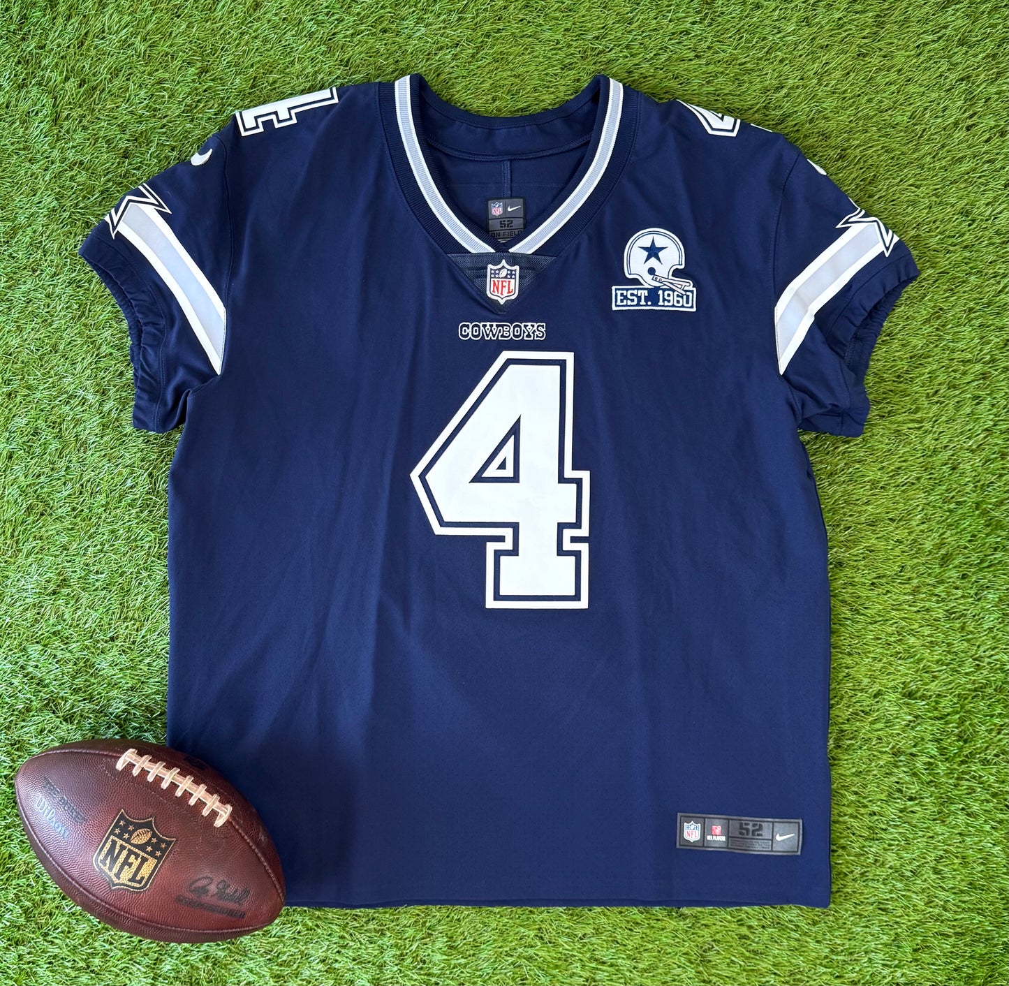 Dallas Cowboys Dak Prescott 2020 NFL Football Jersey (52/XXL)