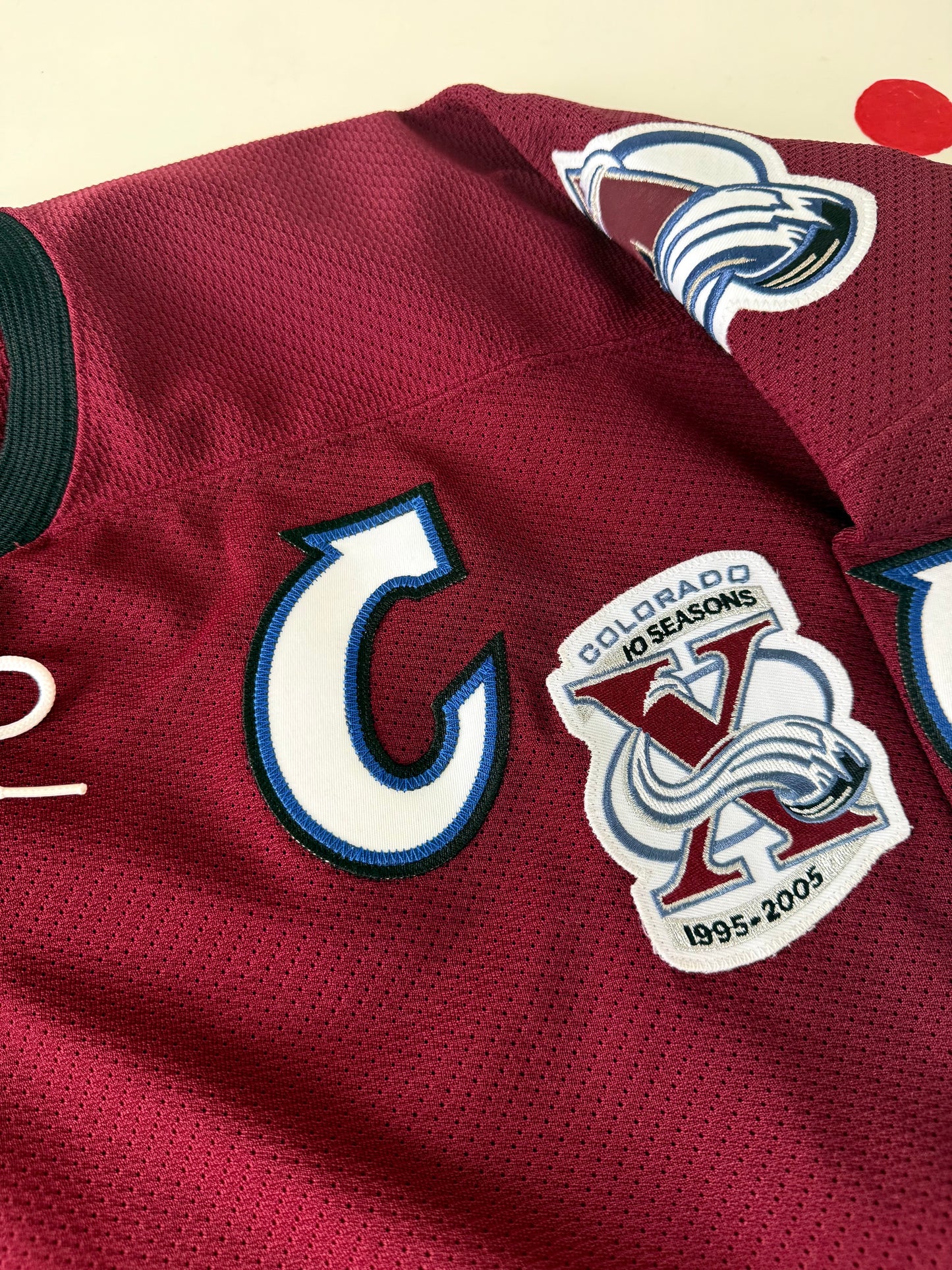 Colorado Avalanche Joe Sakic 2005-2006 Team Issued Alternate NHL Hockey Jersey (56/XXL)