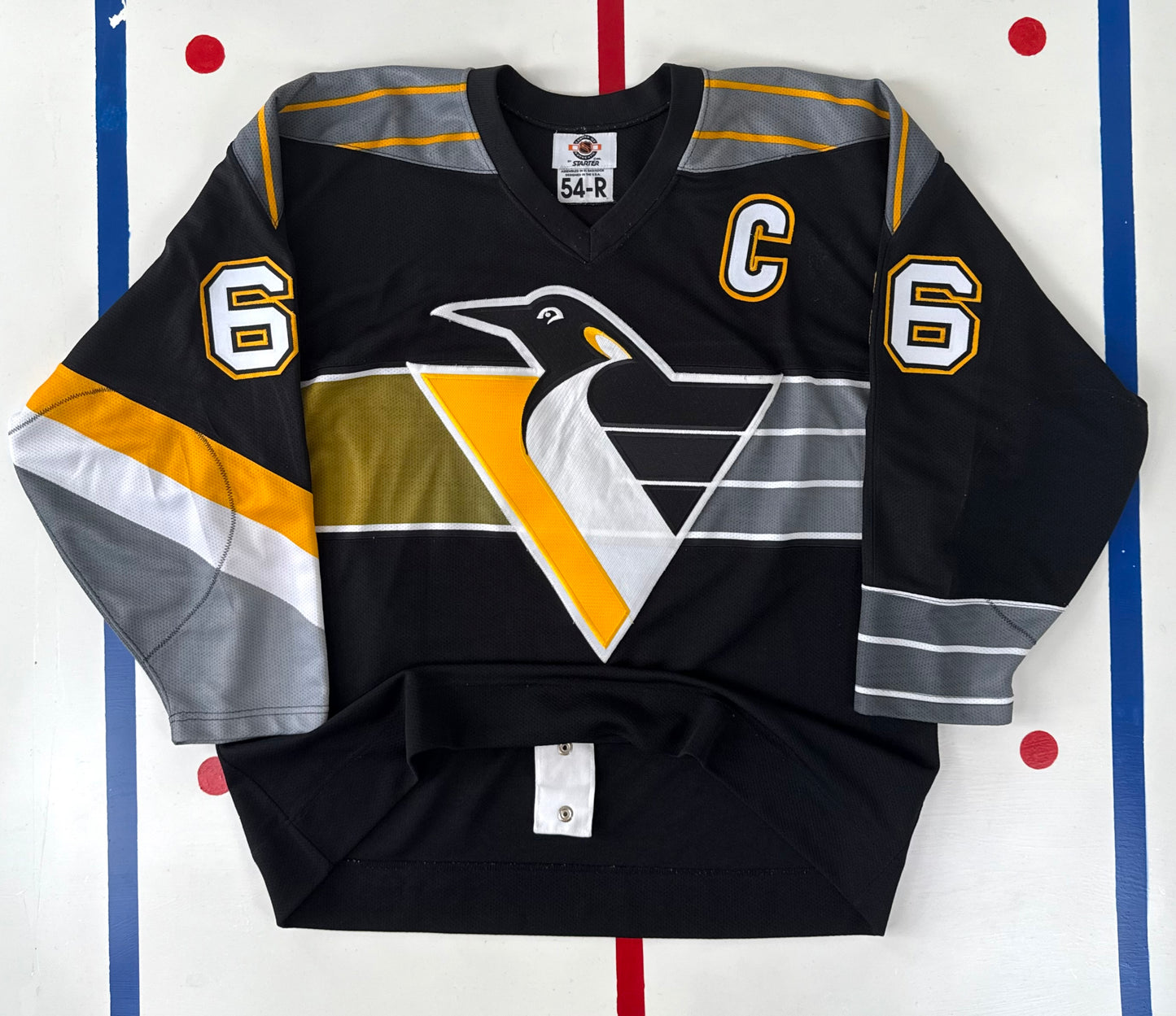 Pittsburgh Penguins Mario Lemieux 1996-1997 NHL Hockey Jersey (54/XL)