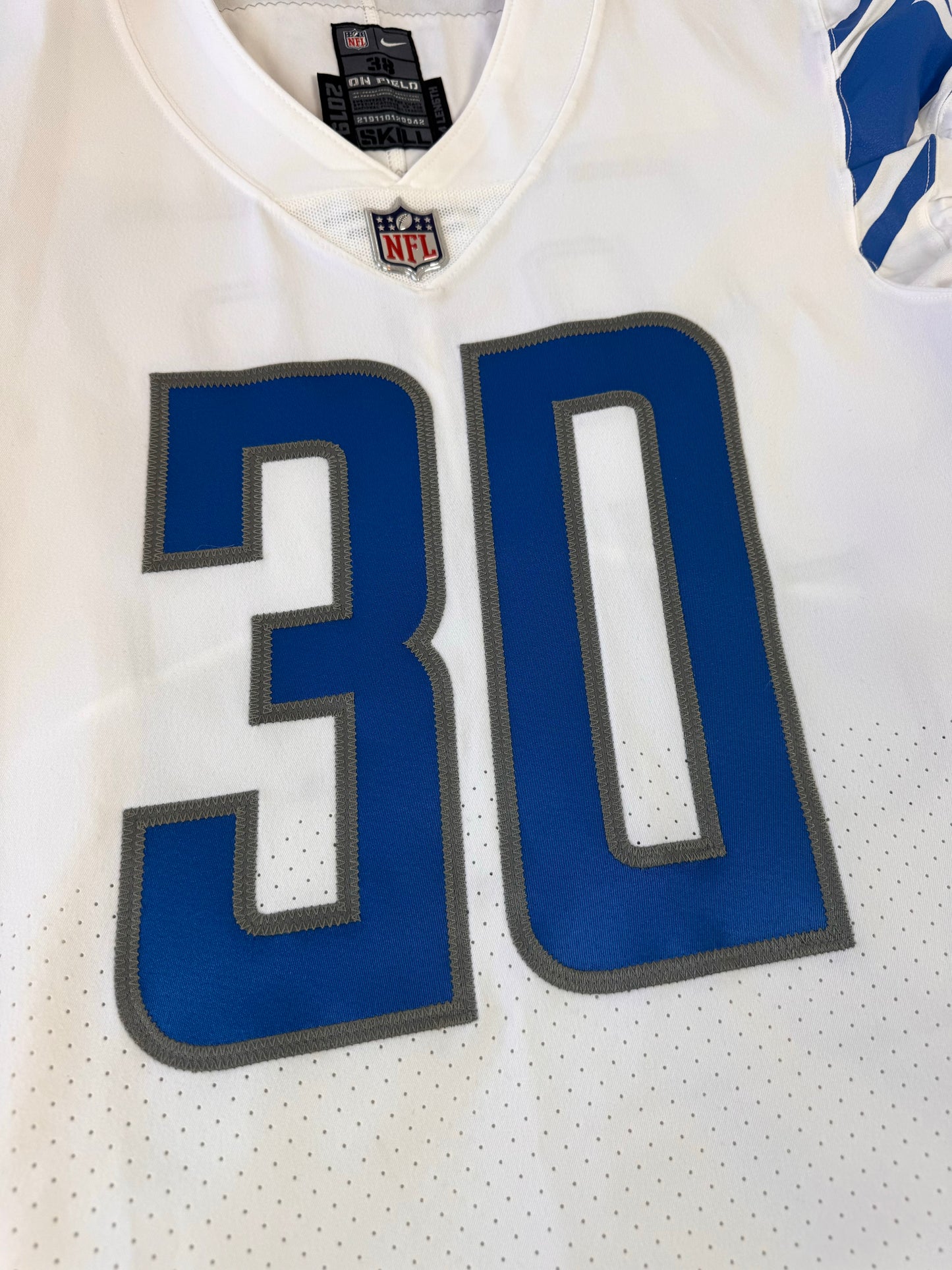Detroit Lions 2022 Jamaal Williams NFL Football Jersey (38/Small)