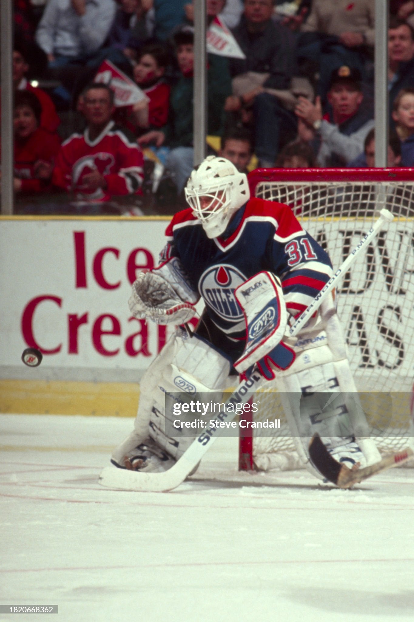 Edmonton Oilers Grant Fuhr 1990-1991 NHL Hockey Jersey (52/XL)