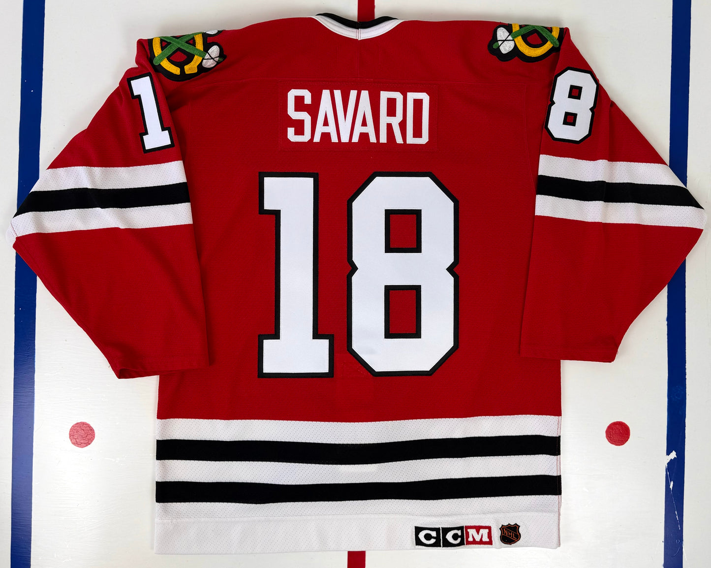 Chicago Blackhawks 1995-1996 Denis Savard NHL Hockey Jersey (44/Medium)
