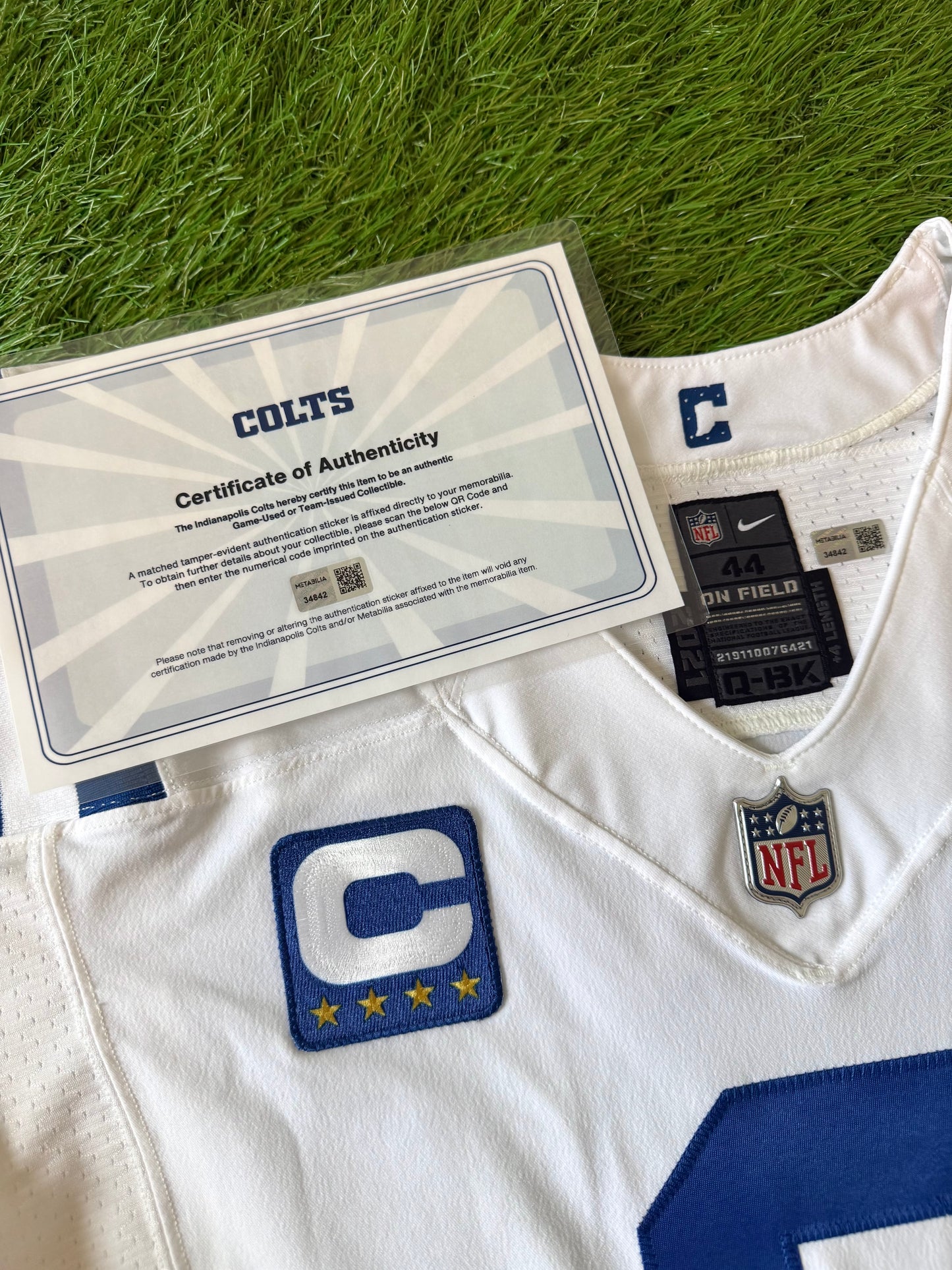Indianapolis Colts Matt Ryan 2022 NFL Football Jersey (44/Large)