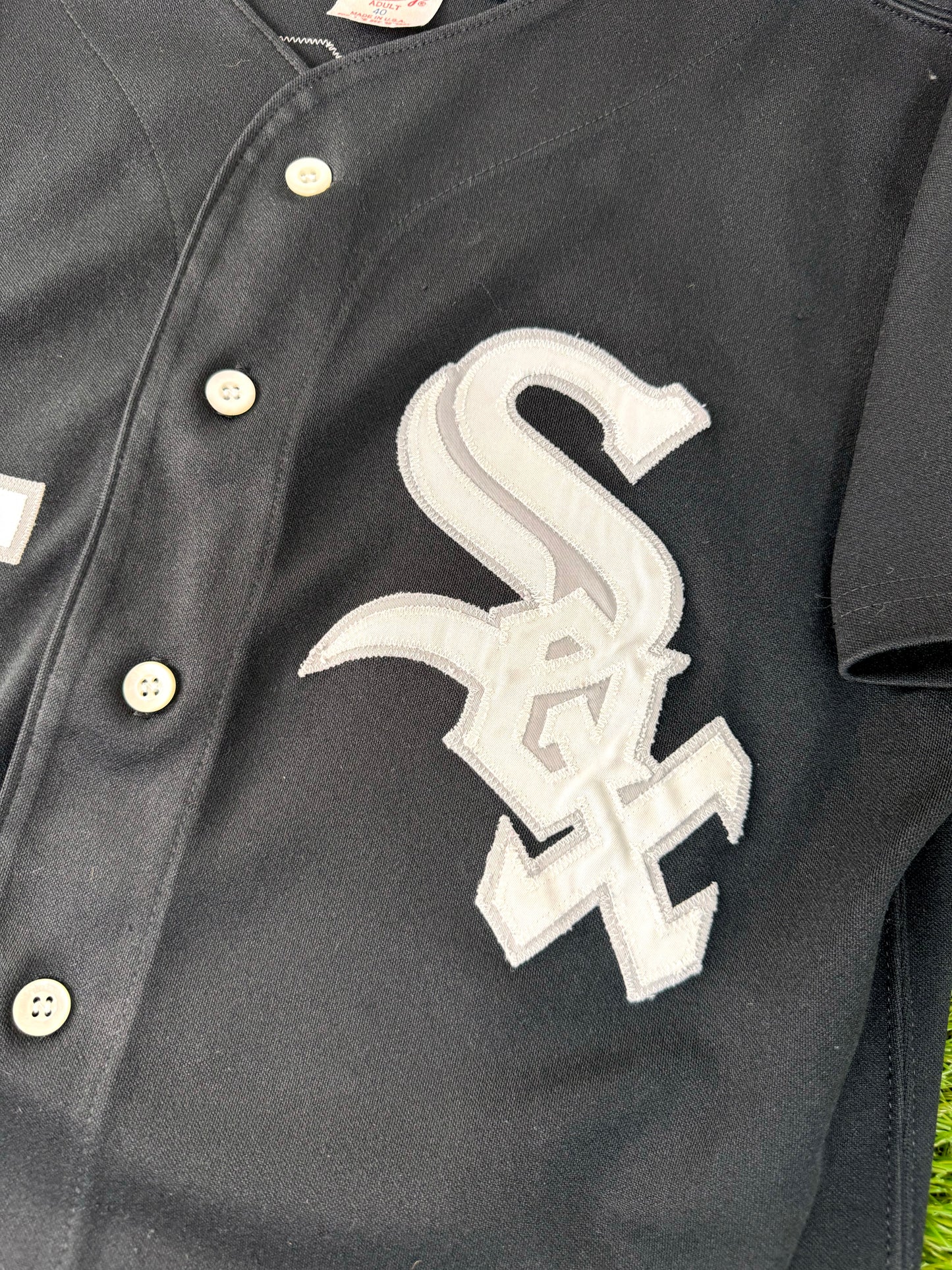 Chicago White Sox 1991 Sammy Sosa Black Alternate MLB Baseball Jersey (40/Medium)