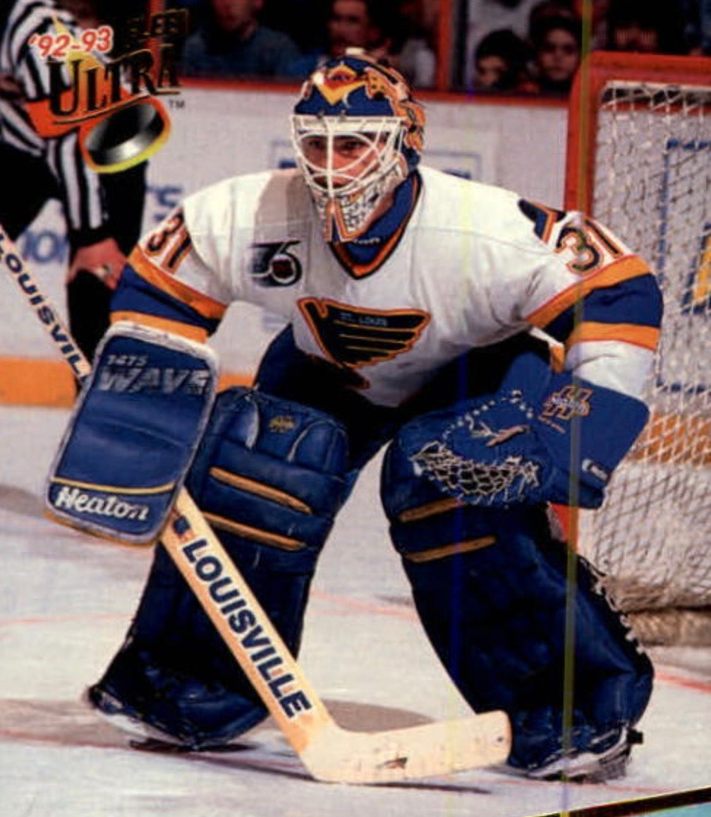 St. Louis Blues Curtis Joseph 1991-1992 NHL Hockey Jersey (48/Large)