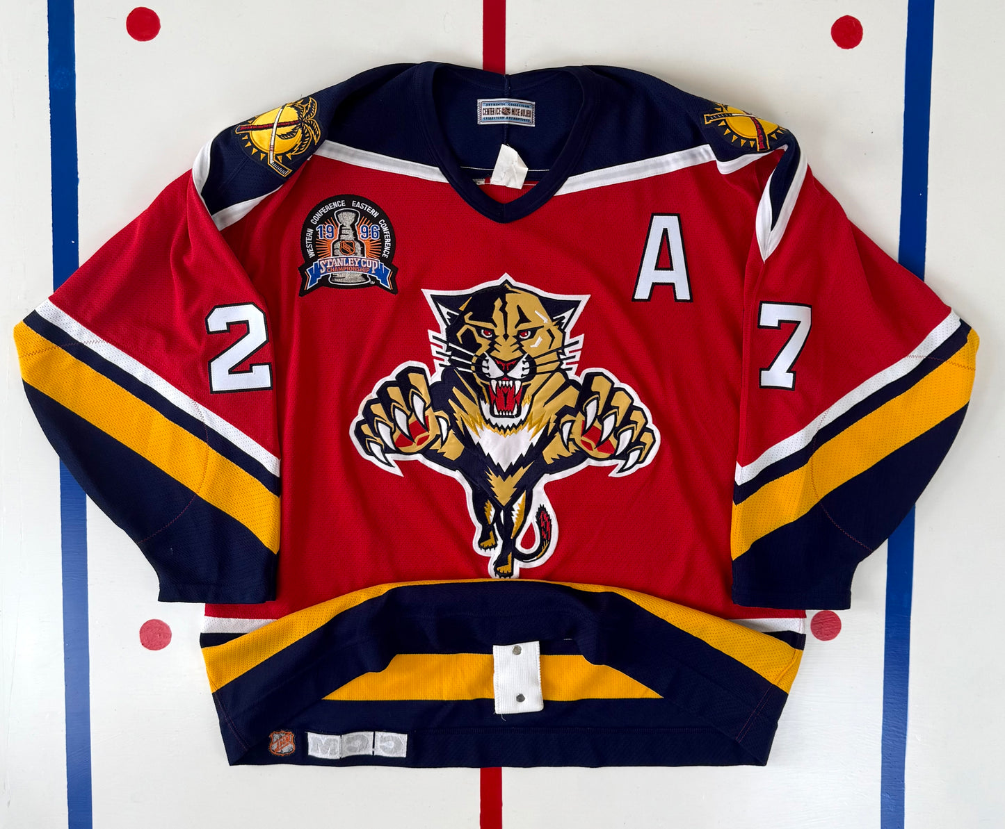 Florida Panthers Scott Mellanby 1996 Stanley Cup Finals NHL Hockey Jersey (54/XXL)