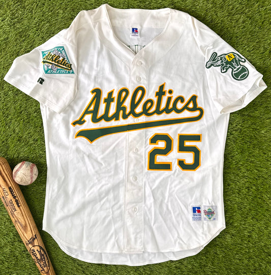 Oakland Athletics 1992 Mark McGwire MLB Baseball Jersey (48/XL)