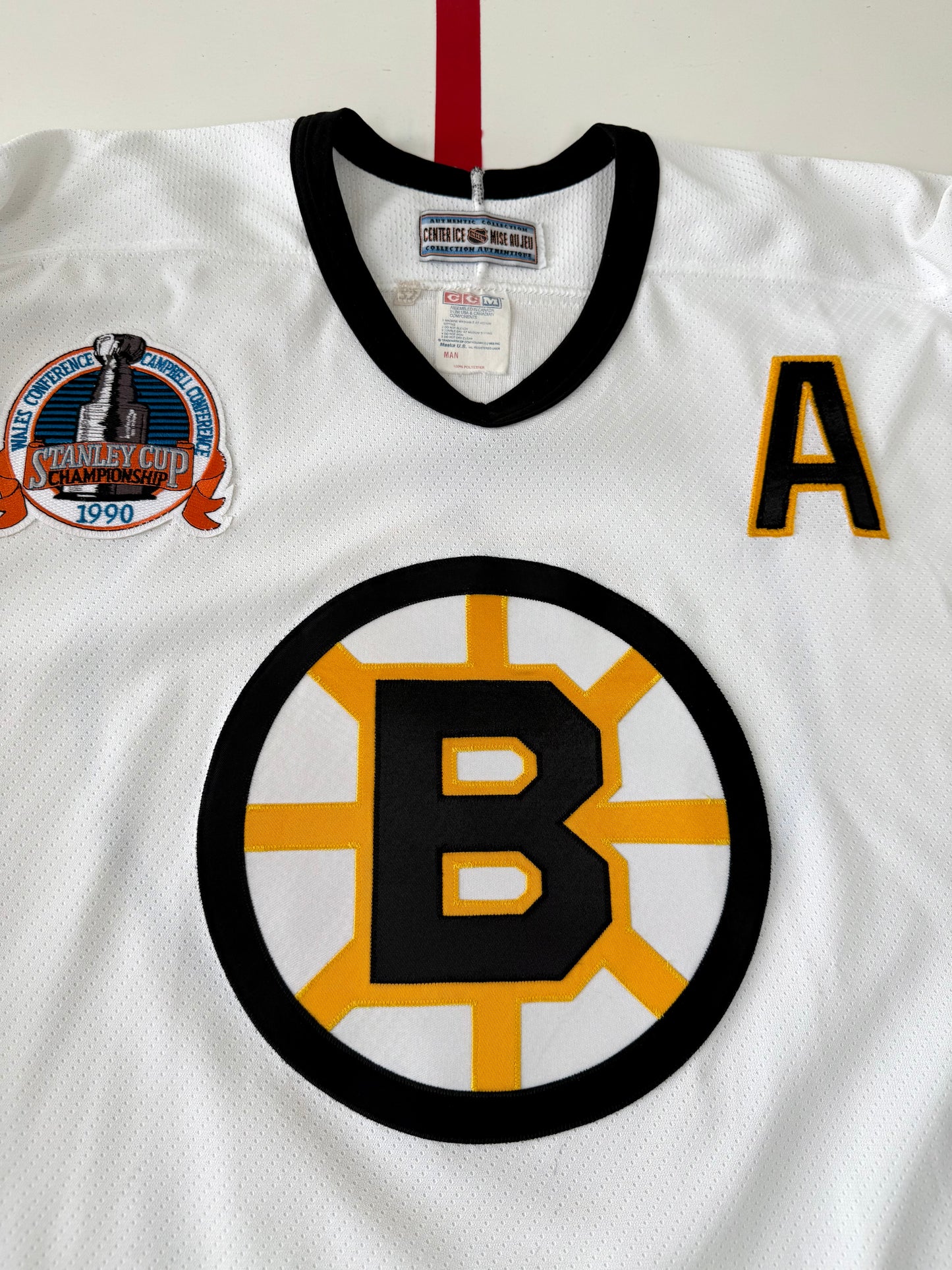 Boston Bruins Cam Neely 1990 Stanley Cup Finals NHL Hockey Jersey (52/XL)