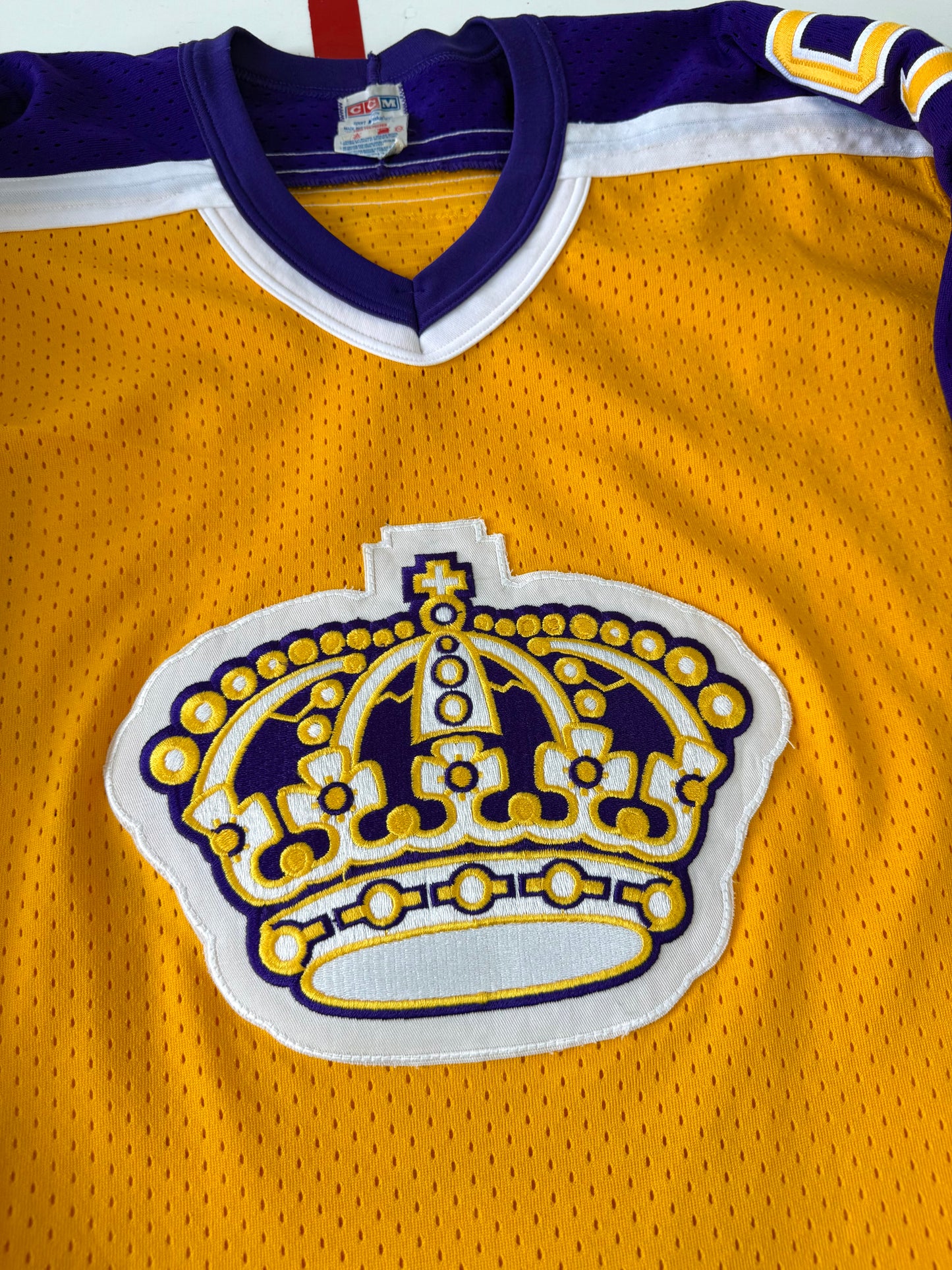 Los Angeles Kings Bernie Nicholls 1982-1983 NHL Hockey Jersey (46/Large)