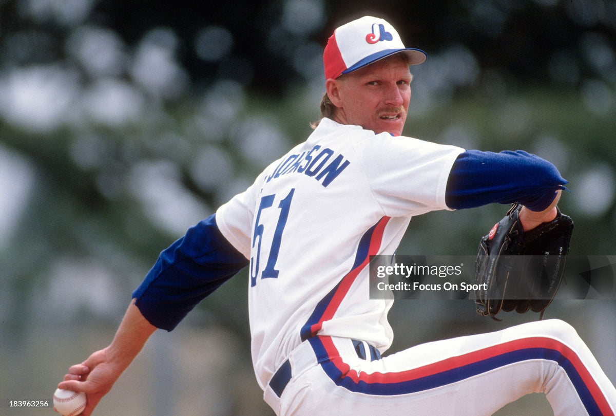 Montreal Expos Randy Johnson 1988-1989 MLB Baseball Jersey (42/Large)