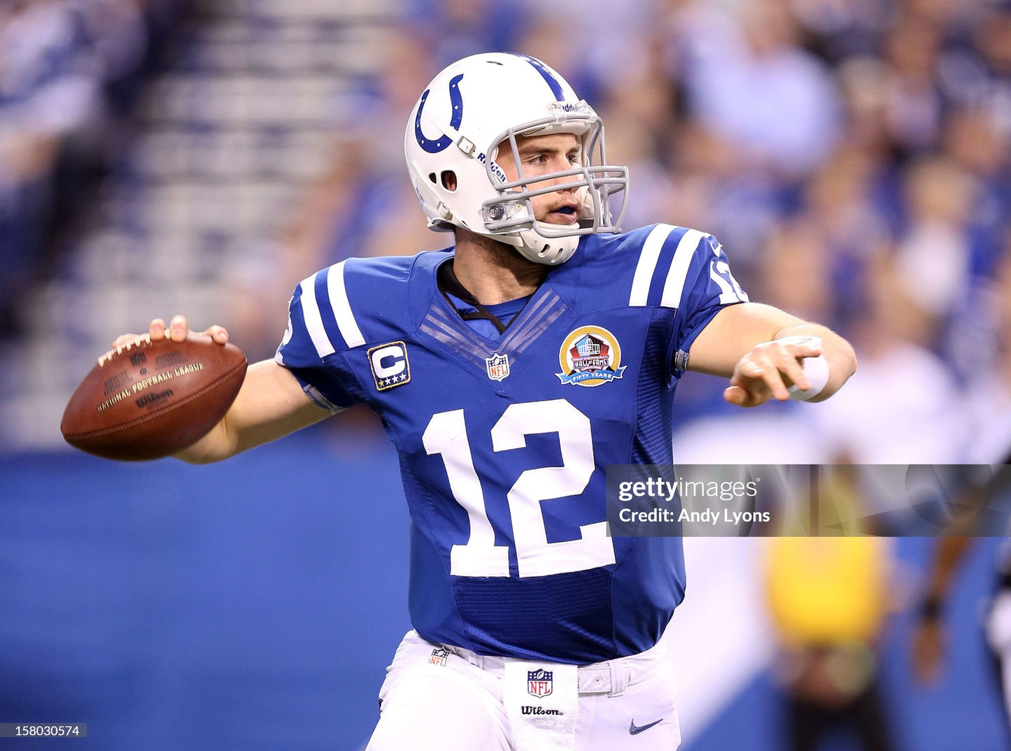 Indianapolis Colts Andrew Luck 2012 Team Issued NFL Football Jersey (44/Large)
