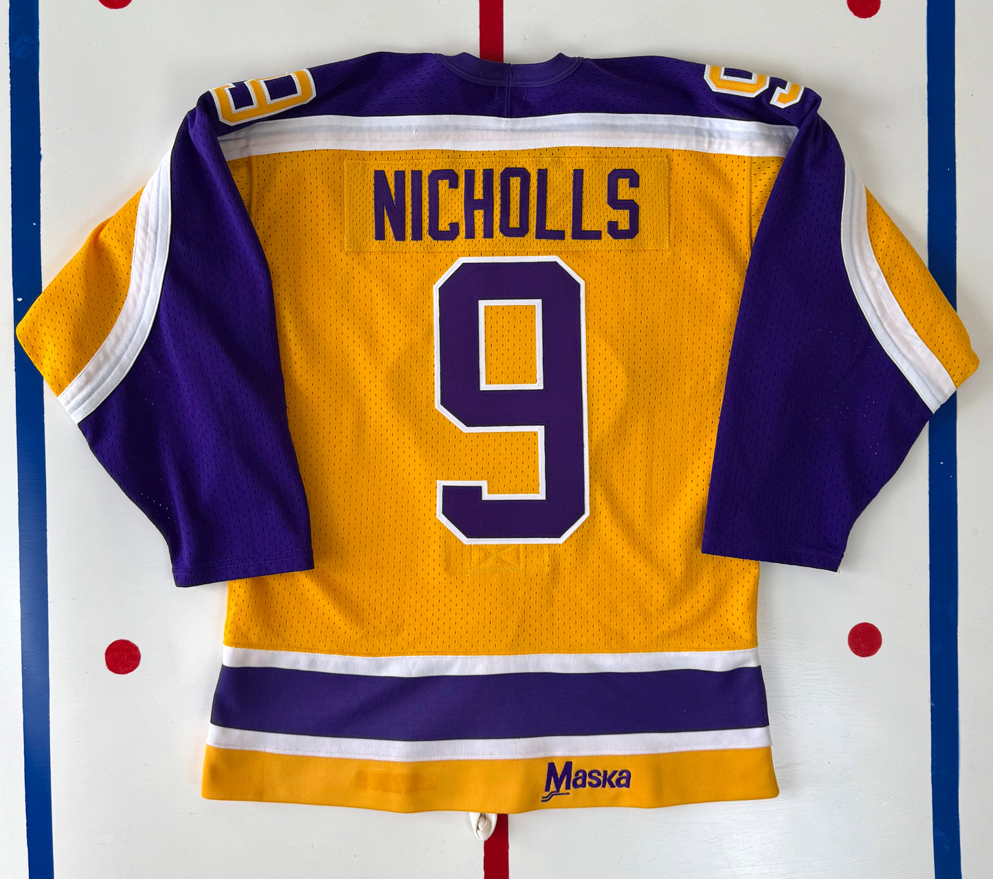 Los Angeles Kings Bernie Nicholls 1982-1983 NHL Hockey Jersey (46/Large)