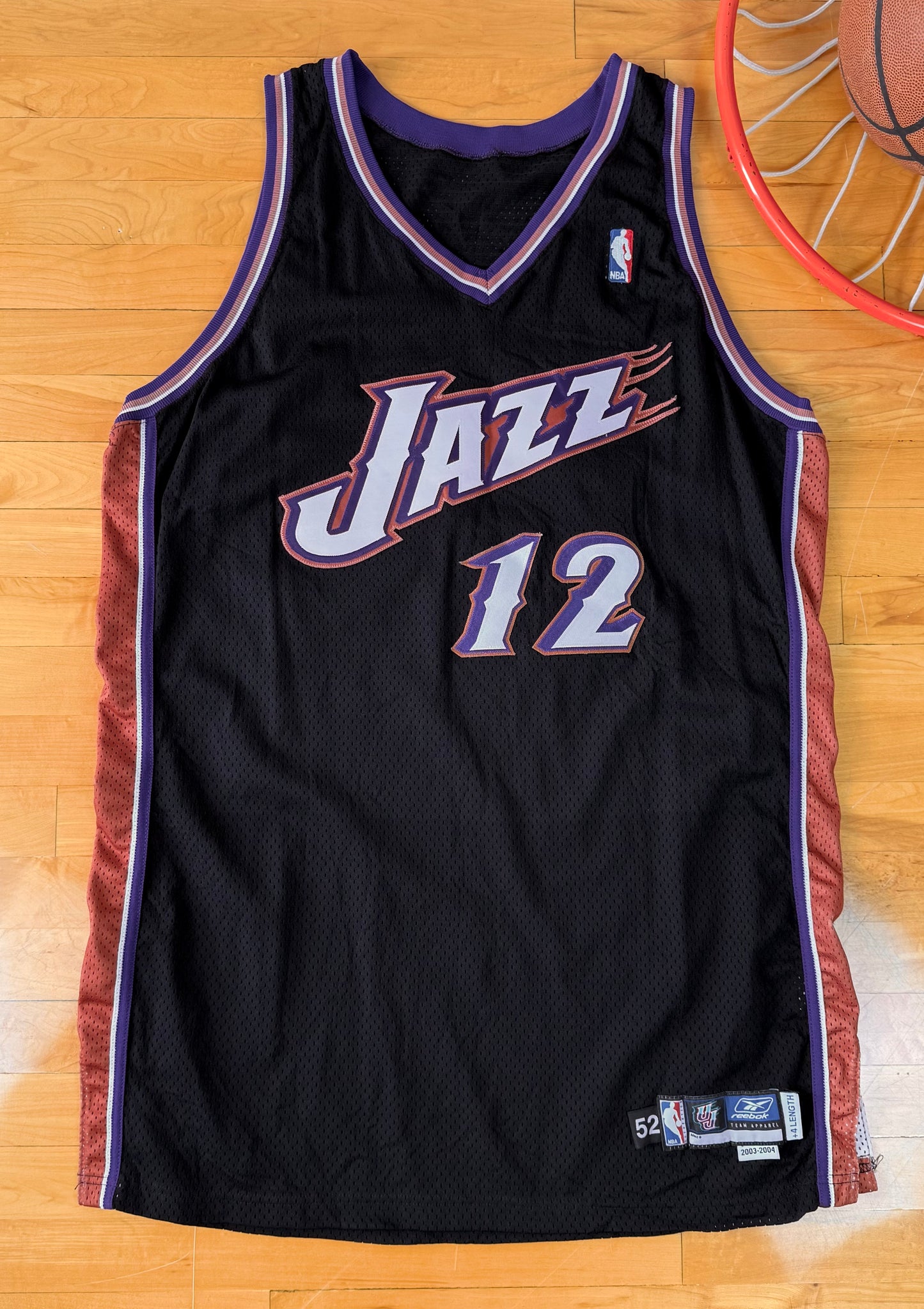 Utah Jazz John Stockton 2003-2004 NBA Basketball Jersey (52/XXL)