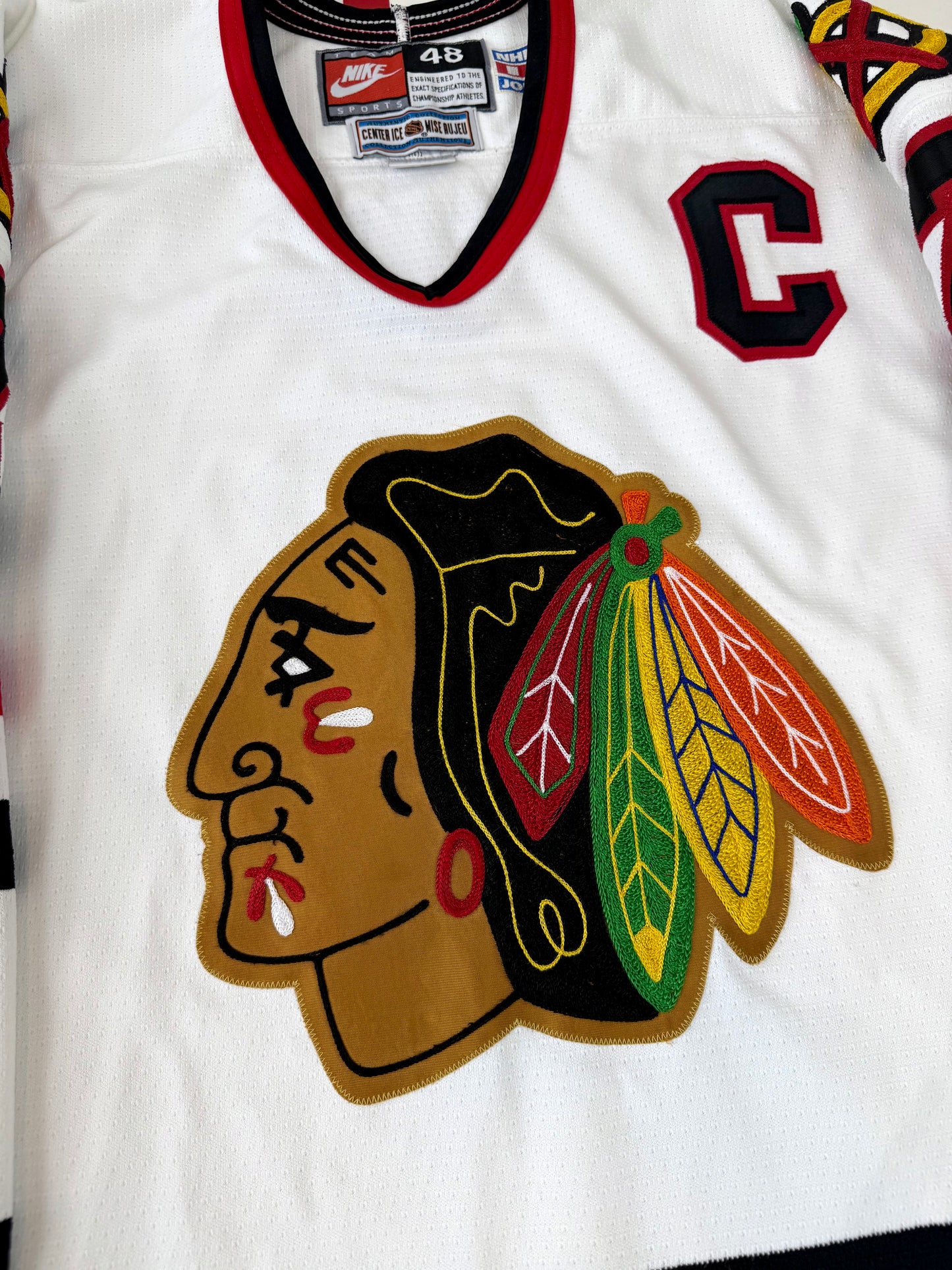 Chicago Blackhawks Chris Chelios 1996-1999 NHL Hockey Jersey (48/Medium)