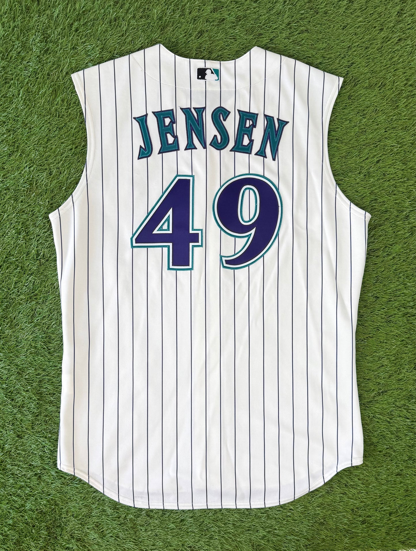 Arizona Diamondbacks Kyle Jensen 2016 Game Issued Throwback Vest Jersey (46/Large)