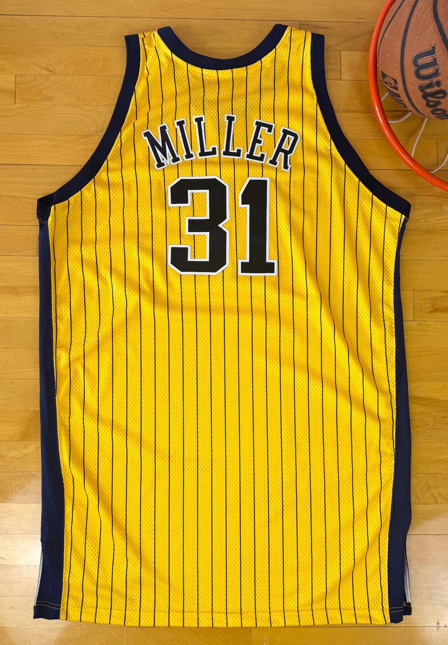 Indiana Pacers Reggie Miller 2004-2005 Alternate NBA Basketball Jersey (54/XXL)