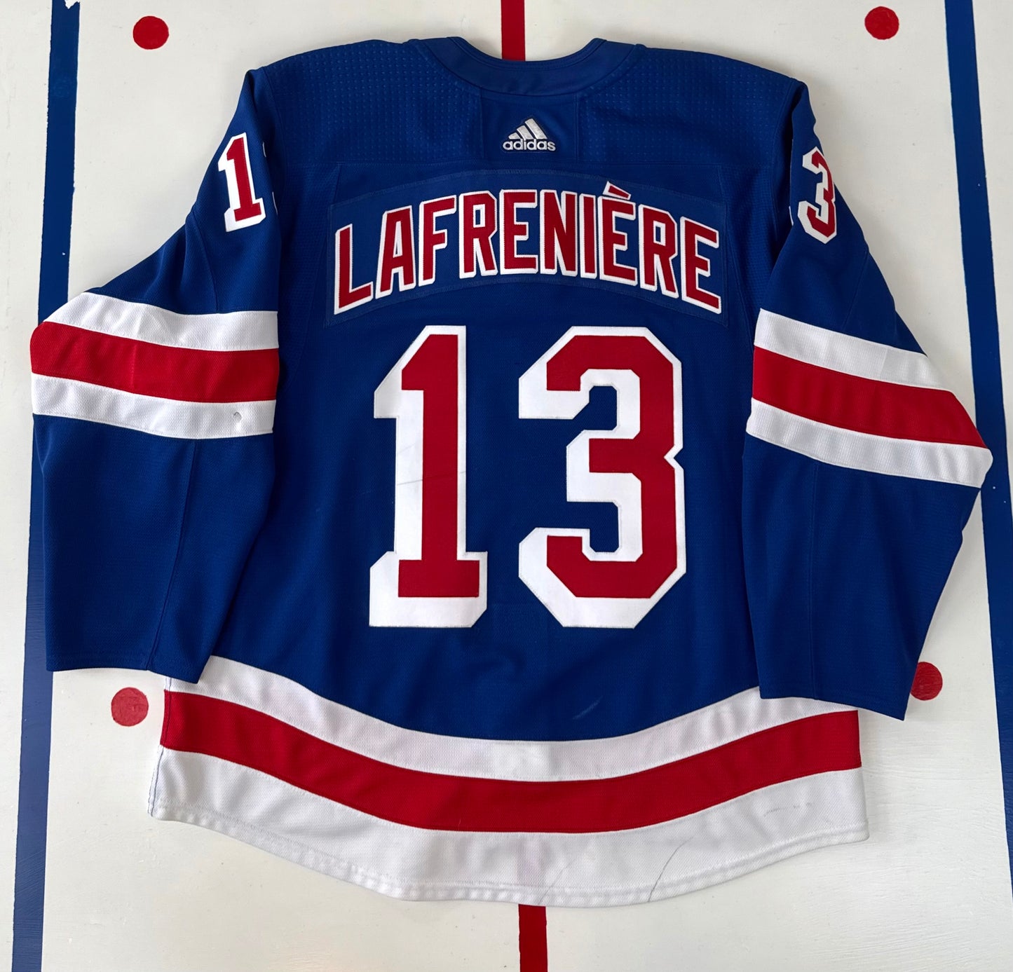 New York Rangers Alexis Lafrenière 2021-2024 NHL Hockey Jersey (56/XXL)
