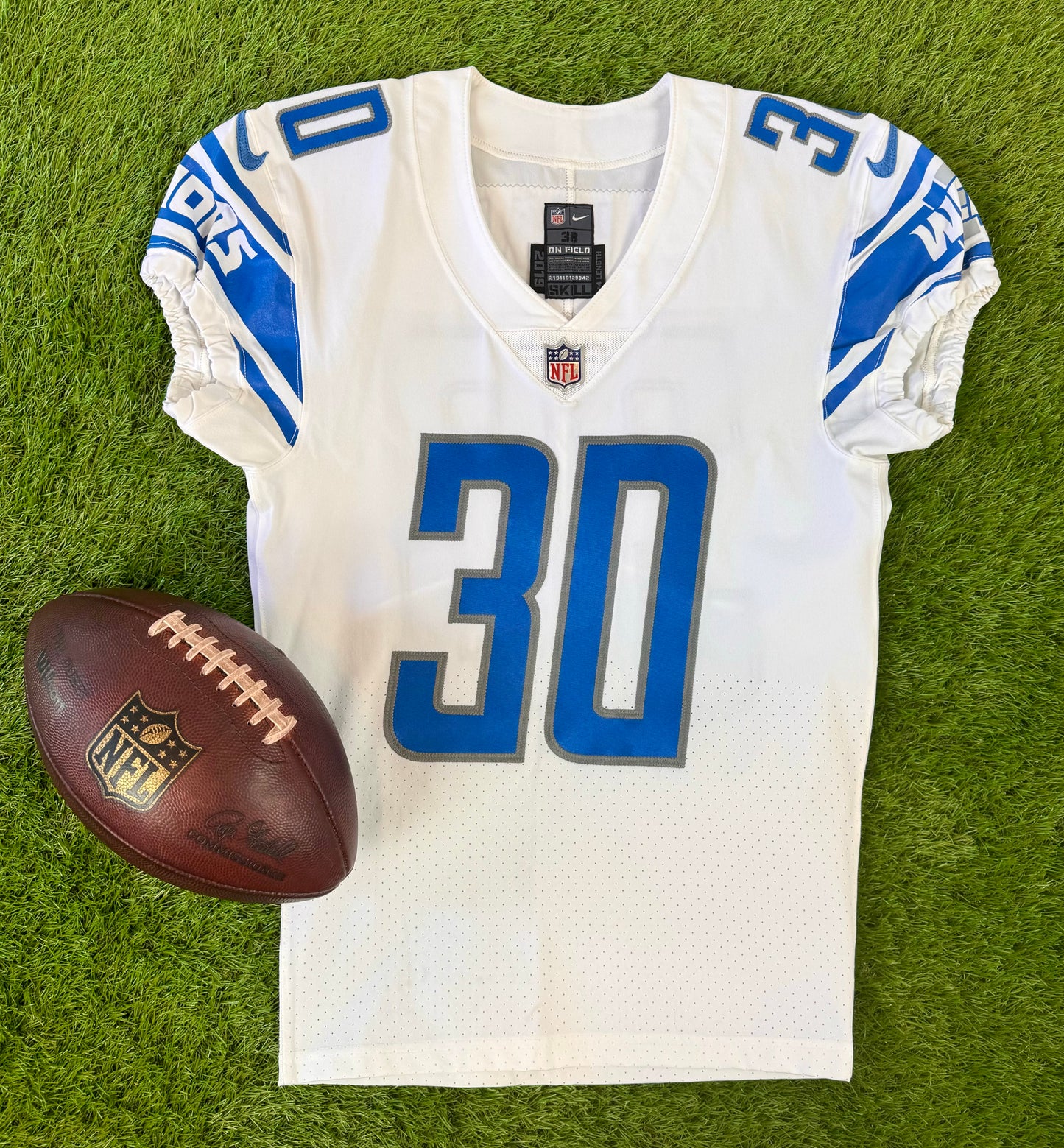 Detroit Lions 2022 Jamaal Williams NFL Football Jersey (38/Small)