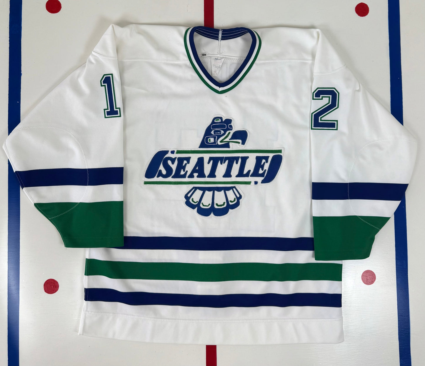 Seattle Thunderbirds Patrick Marleau 1995-1997 WHL Hockey Jersey (48/Large)