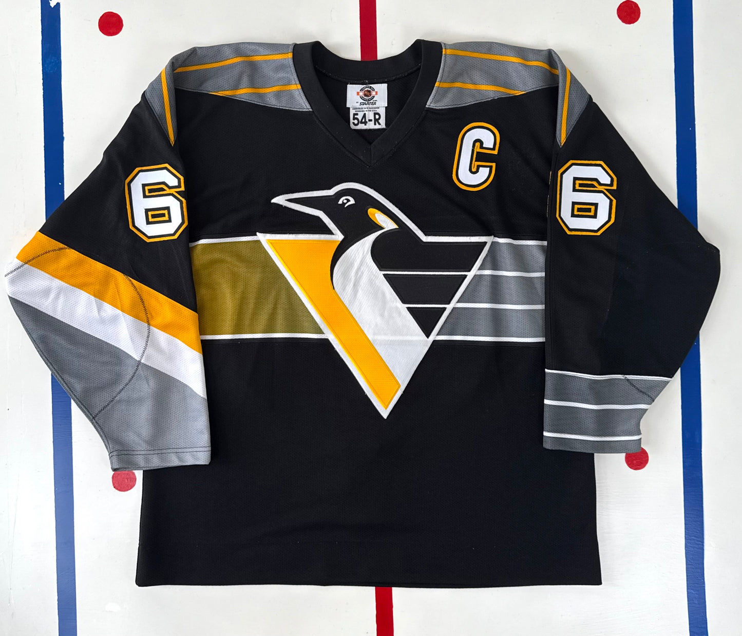 Pittsburgh Penguins Mario Lemieux 1996-1997 NHL Hockey Jersey (54/XL)