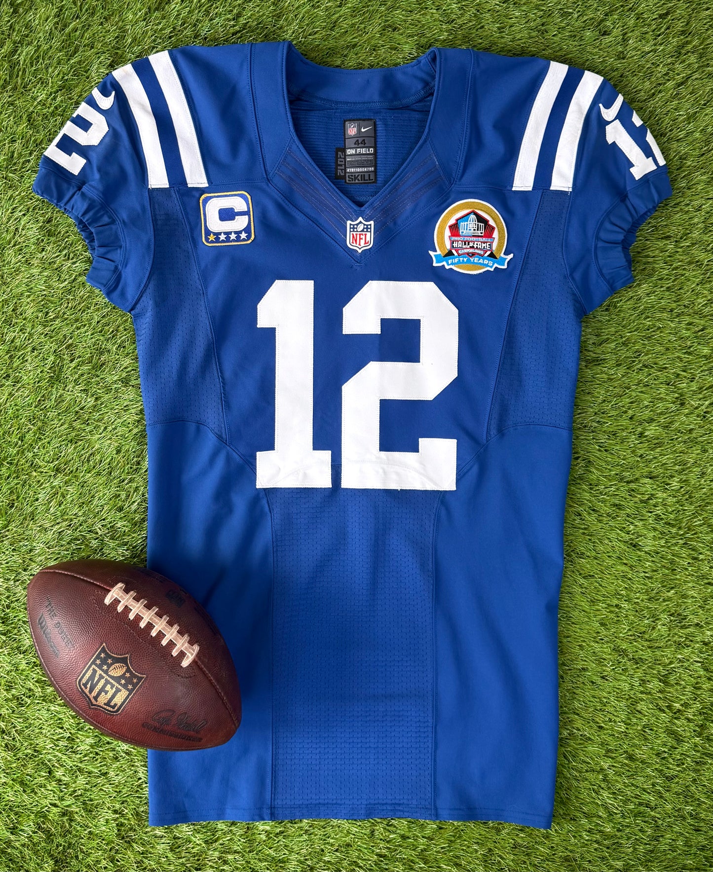 Indianapolis Colts Andrew Luck 2012 Team Issued NFL Football Jersey (44/Large)