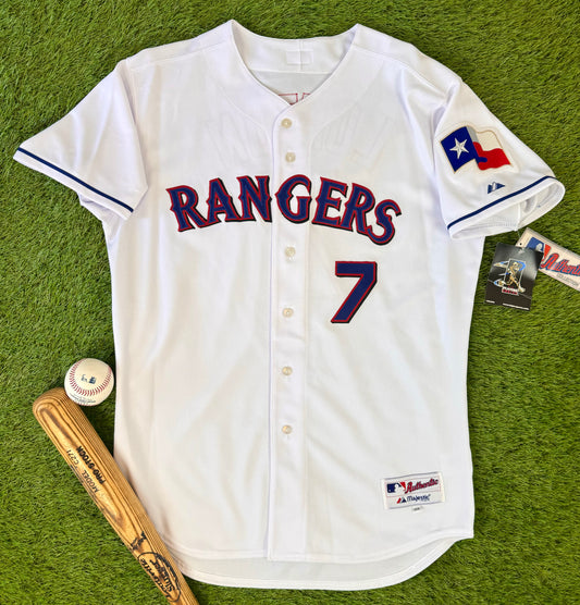 Texas Rangers 2007 Kenny Lofton MLB Baseball Jersey (48/XL)