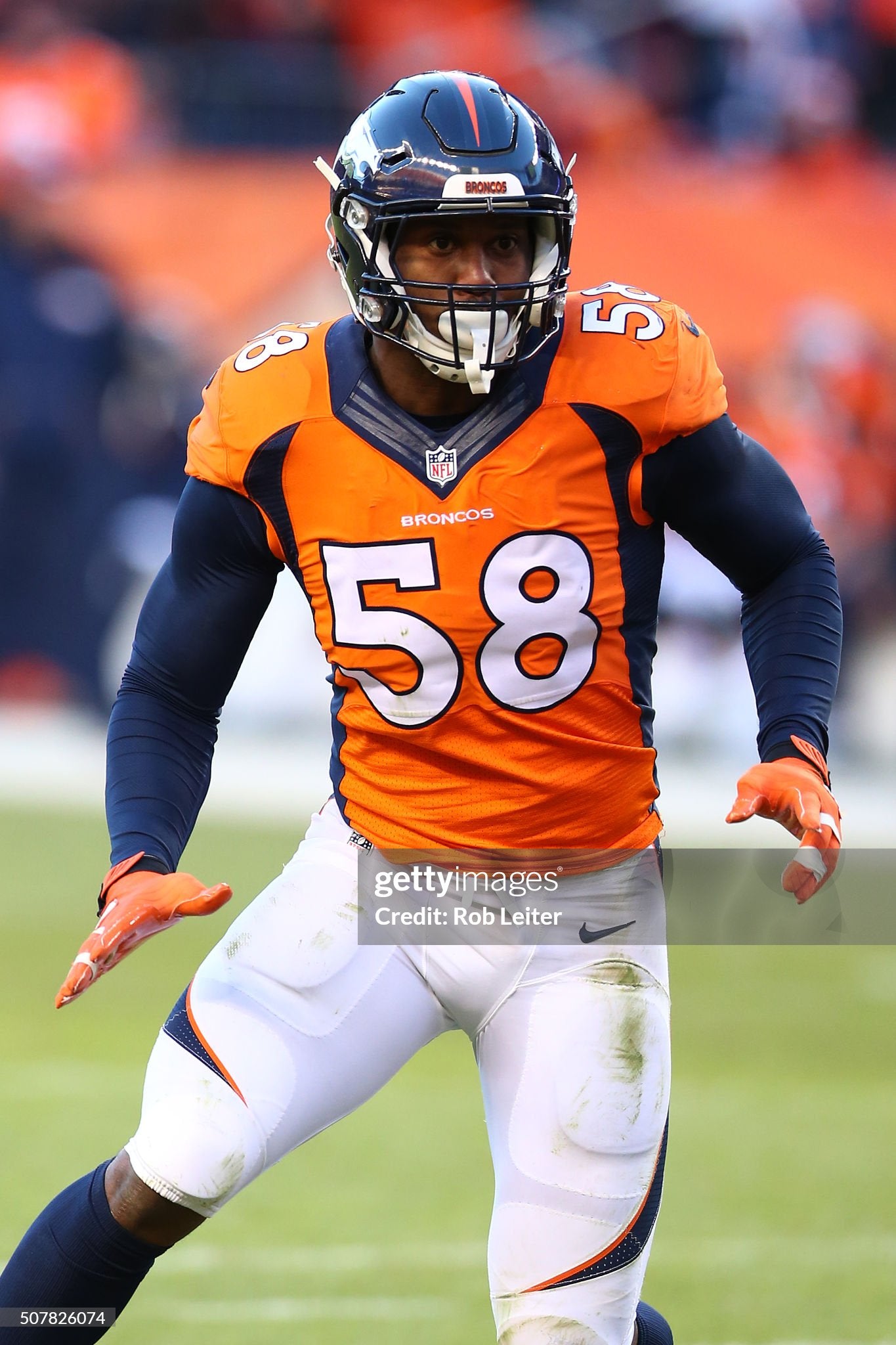 Denver Broncos 2012-2016 Von Miller NFL Football Jersey (52/XXL)