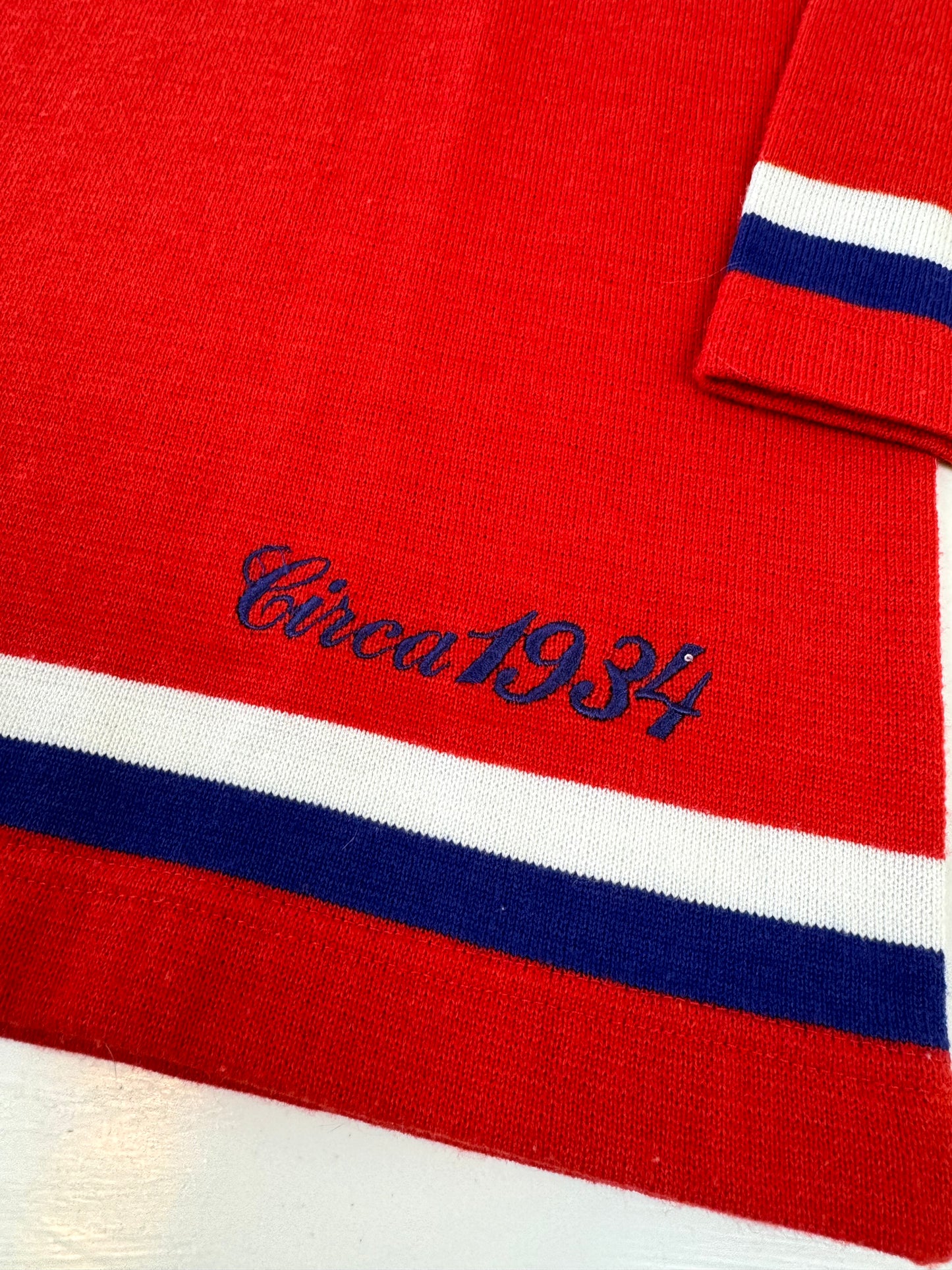 Montreal Canadiens 1934 NHL Hockey Jersey/Sweater (Large/XL)