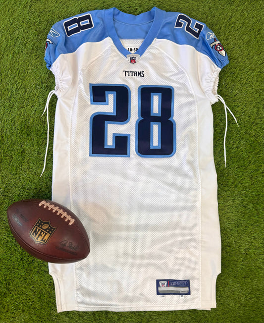 Tennessee Titans 2010 Chris Johnson Team Issued NFL Football Jersey (50/XL)