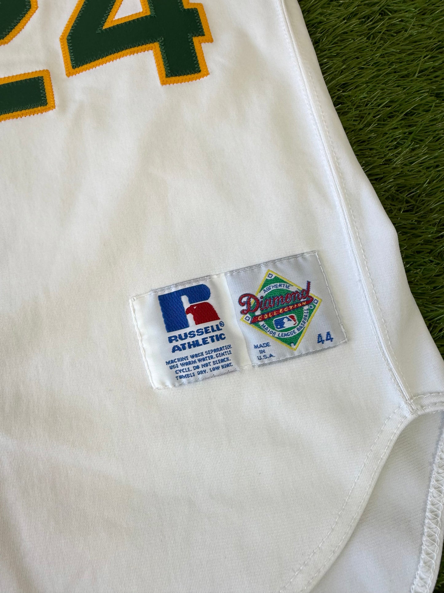 Oakland Athletics Rickey Henderson 1992 MLB Baseball Jersey (44/Large)