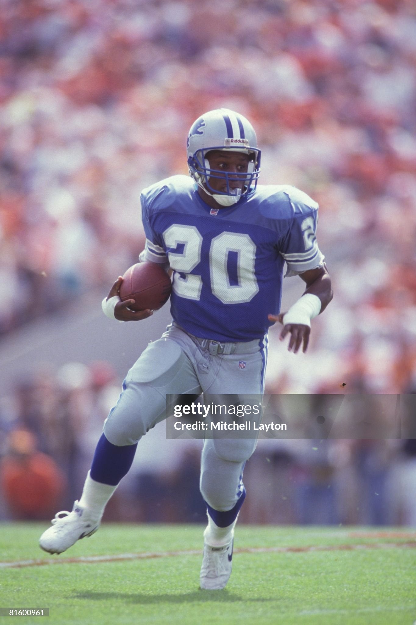 Detroit Lions Barry Sanders 1992 NFL Football Jersey (44/Large)