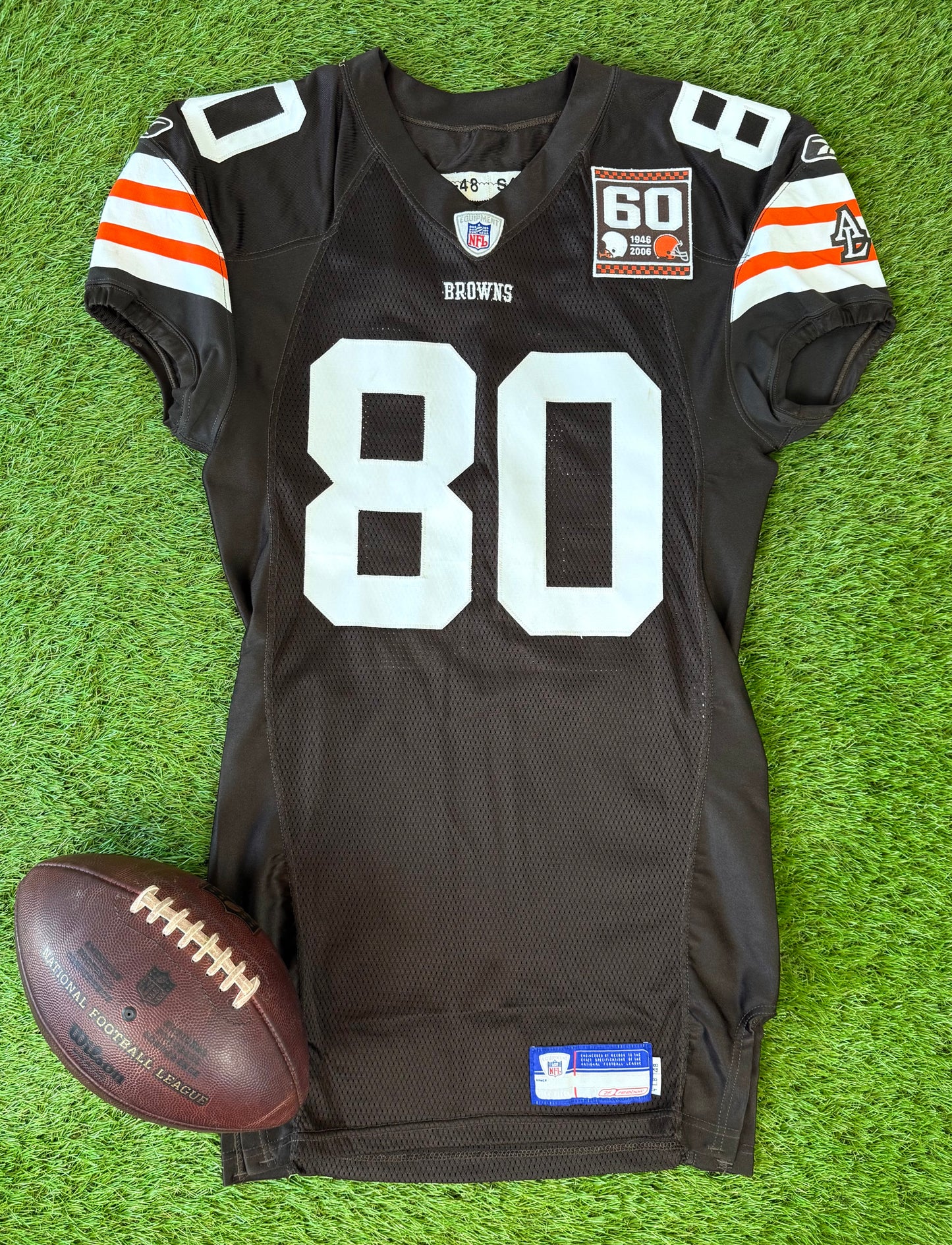 Cleveland Browns Kellen Winslow II 2006 Game Issued NFL Football Jersey (48/XL)