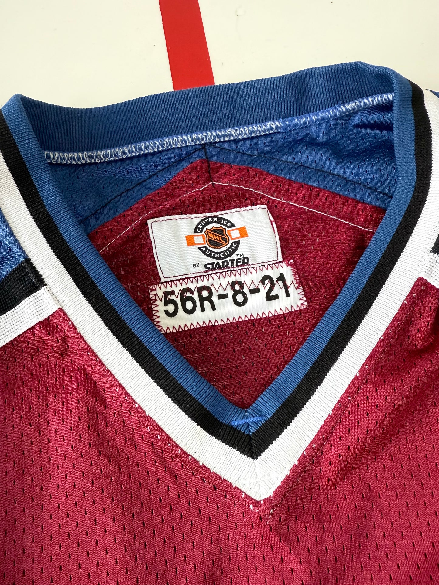 Colorado Avalanche Peter Forsberg 1998-1999 Team Issued Authentic NHL Hockey Jersey (56/XXL)