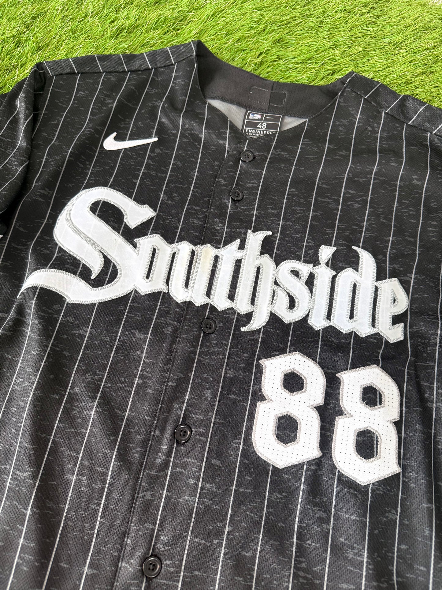 Chicago White Sox Luis Robert Jr. City Connect MLB Baseball Jersey (48/XL)