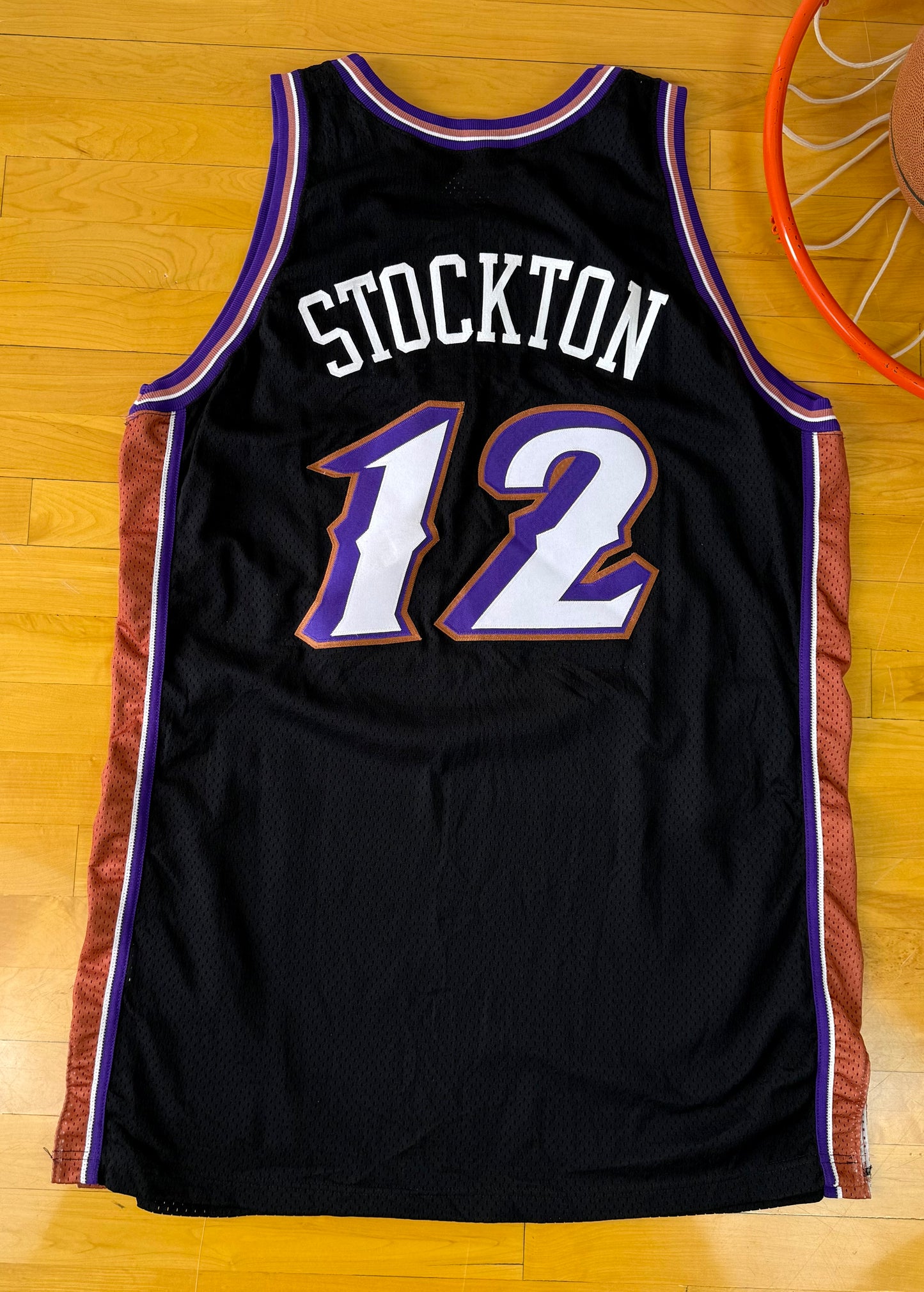 Utah Jazz John Stockton 2003-2004 NBA Basketball Jersey (52/XXL)