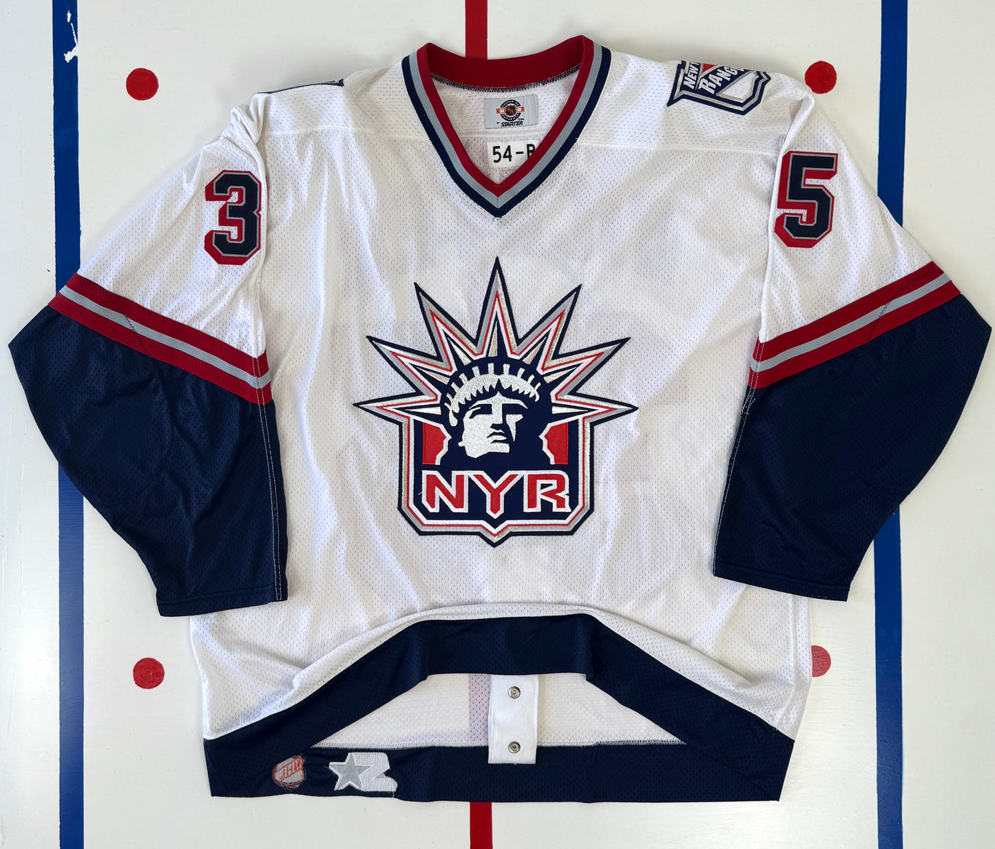 New York Rangers Mike Richter 1998-1999 Alternate NHL Hockey Jersey (54/XL)