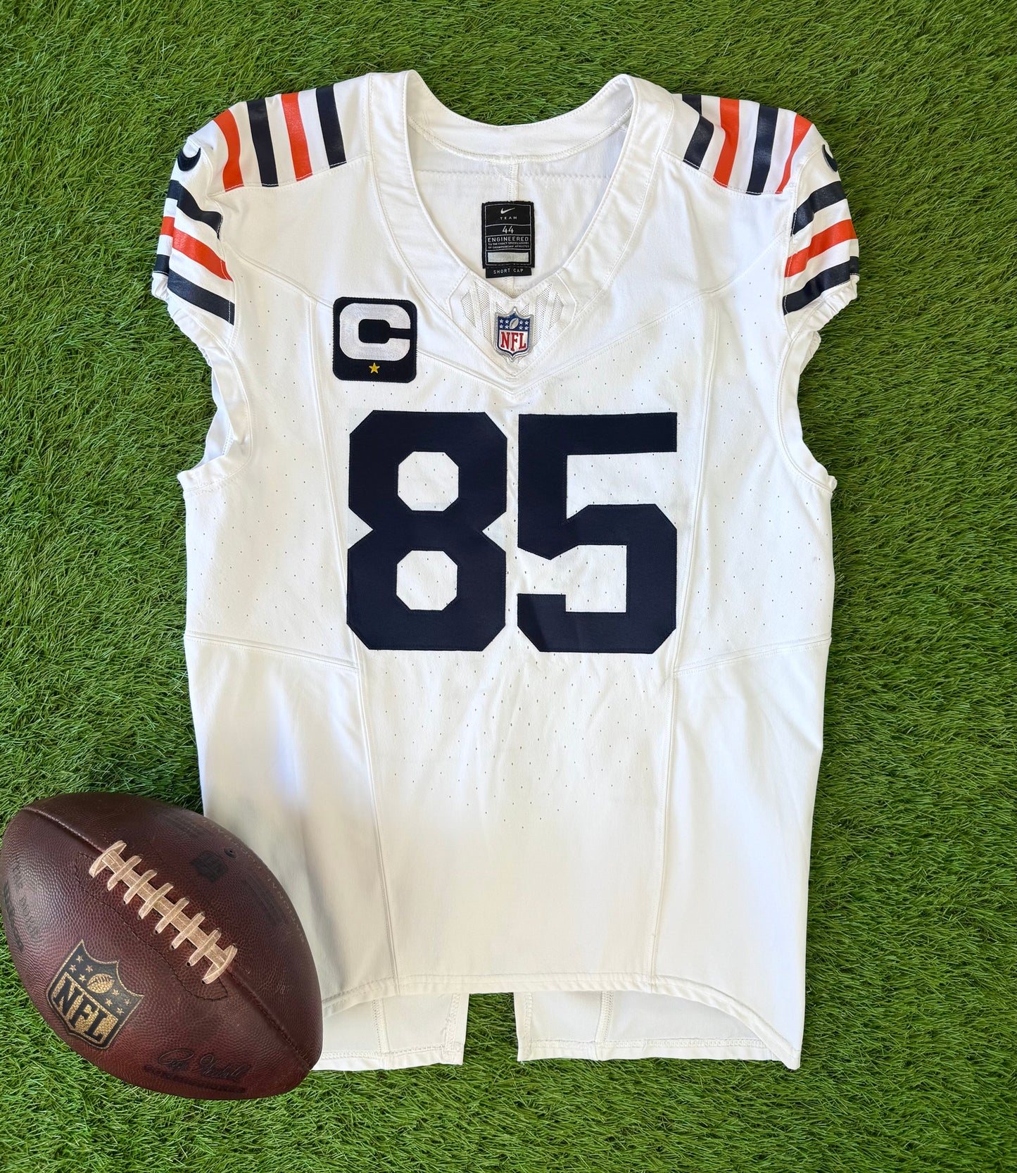 Chicago Bears Cole Kmet 2024 Throwback NFL Football Jersey (44/Large)