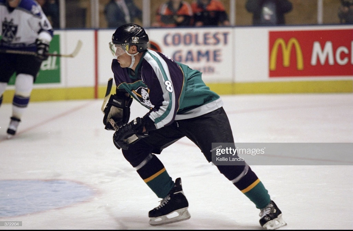 Mighty Ducks of Anaheim 1997-1999 Alternate Teemu Selanne NHL Hockey Jersey (48/Large)