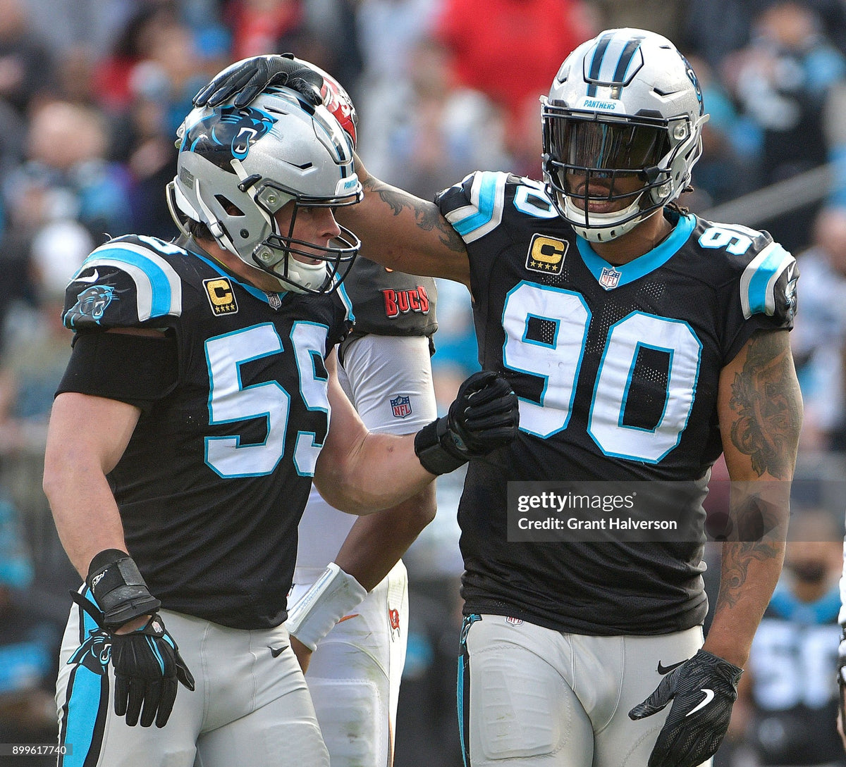 Carolina Panthers Luke Kuechly 2017 NFL Football Jersey (48/XL)