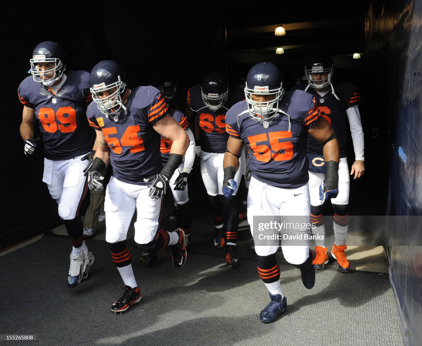 Chicago Bears 2012 Brian Urlacher Team Issued Throwback NFL Football Jersey (46/Large)